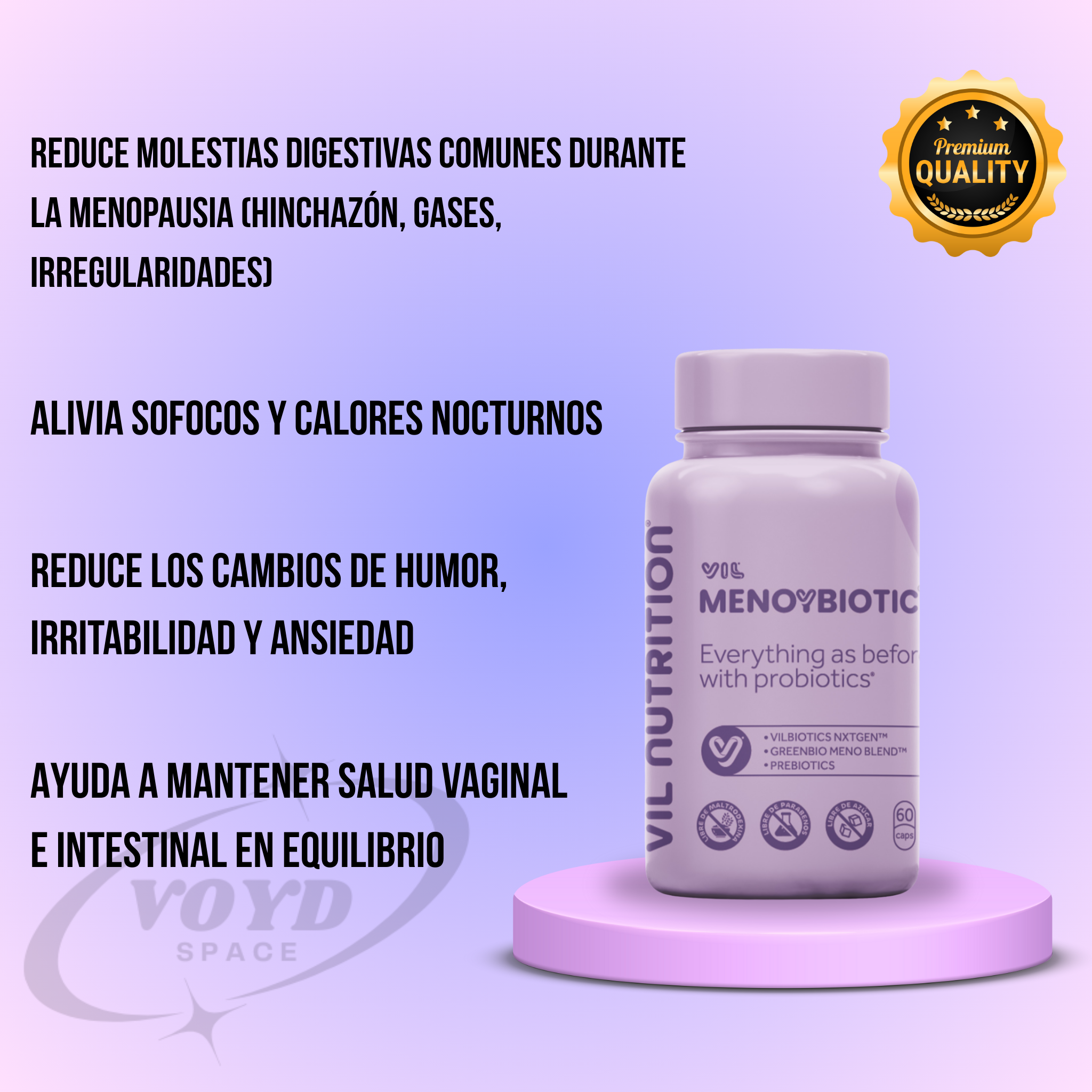 Tratamiento Menopausia VIL MENOYBIOTIC x60 caps