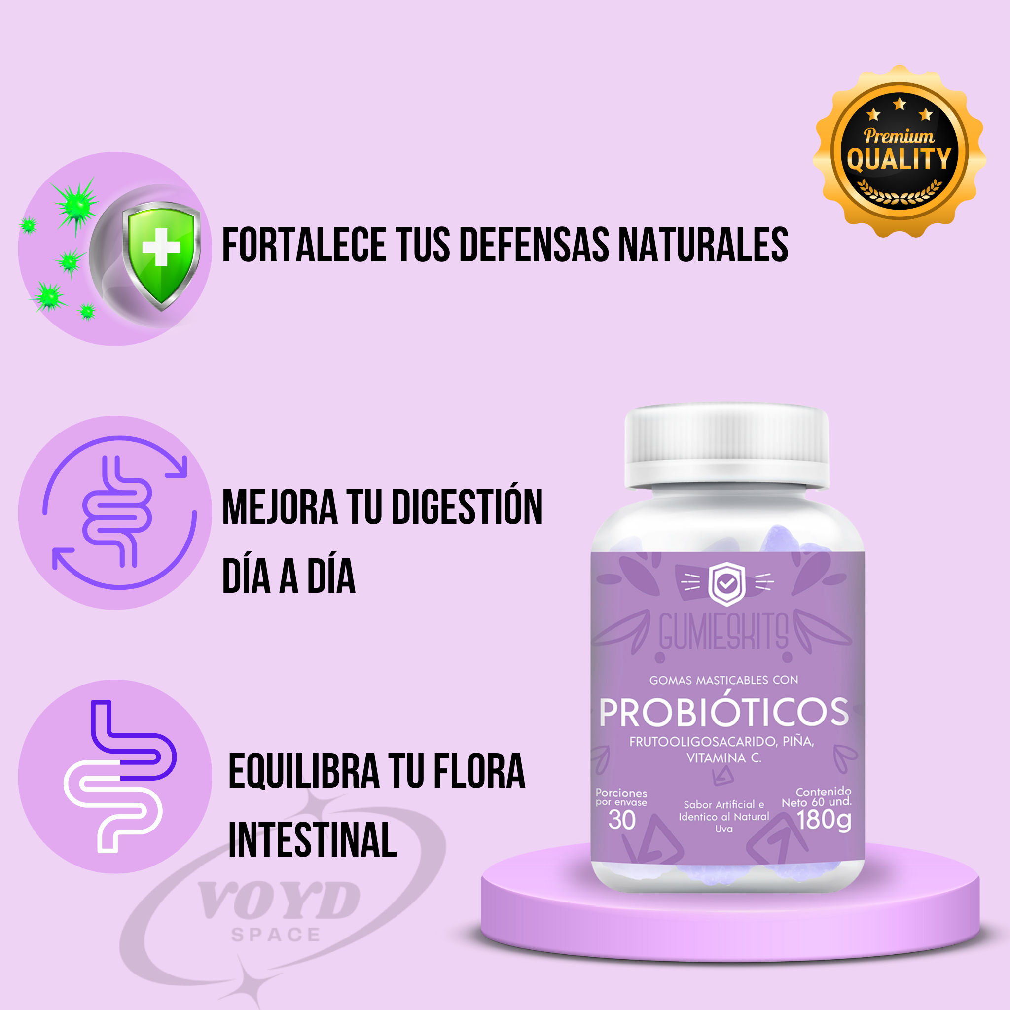 Probióticos Gomitas x30 unidades