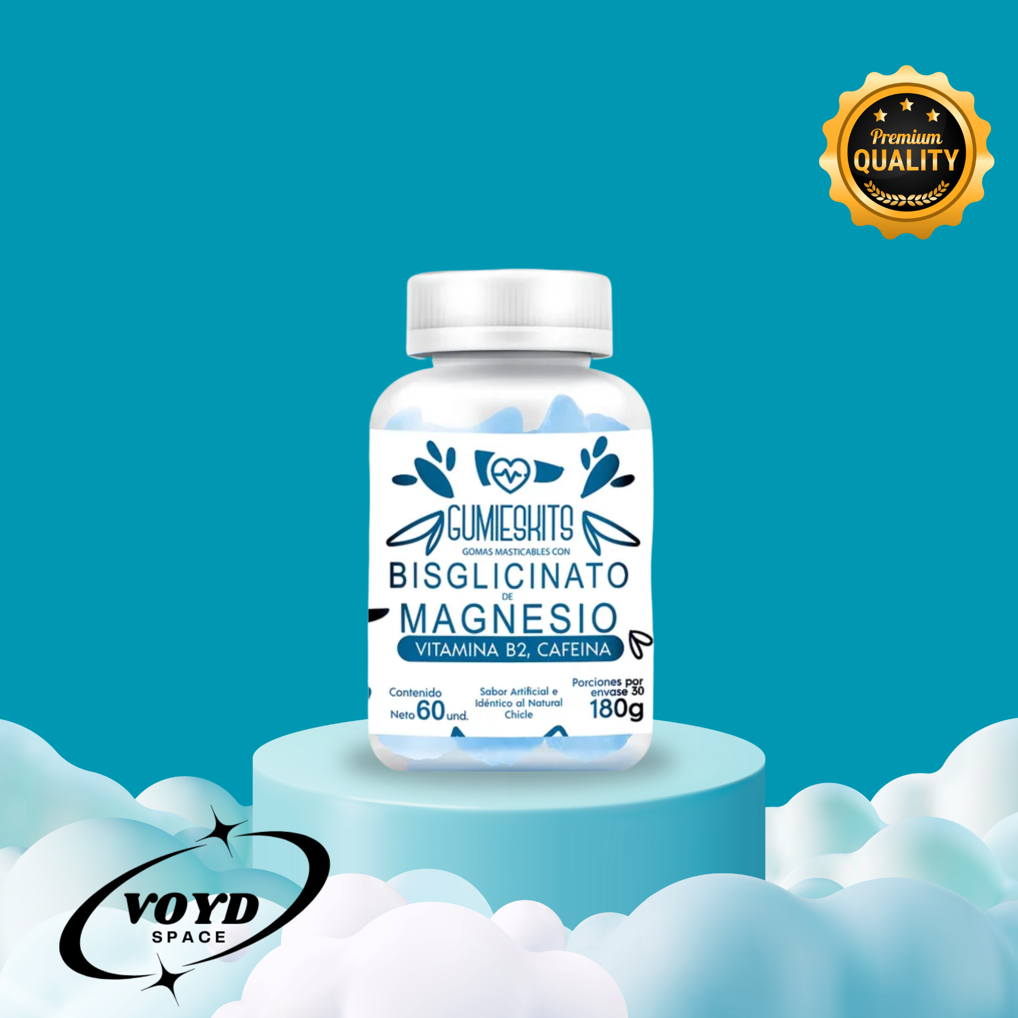 Bisglicinato de Magnesio Gomitas x60u