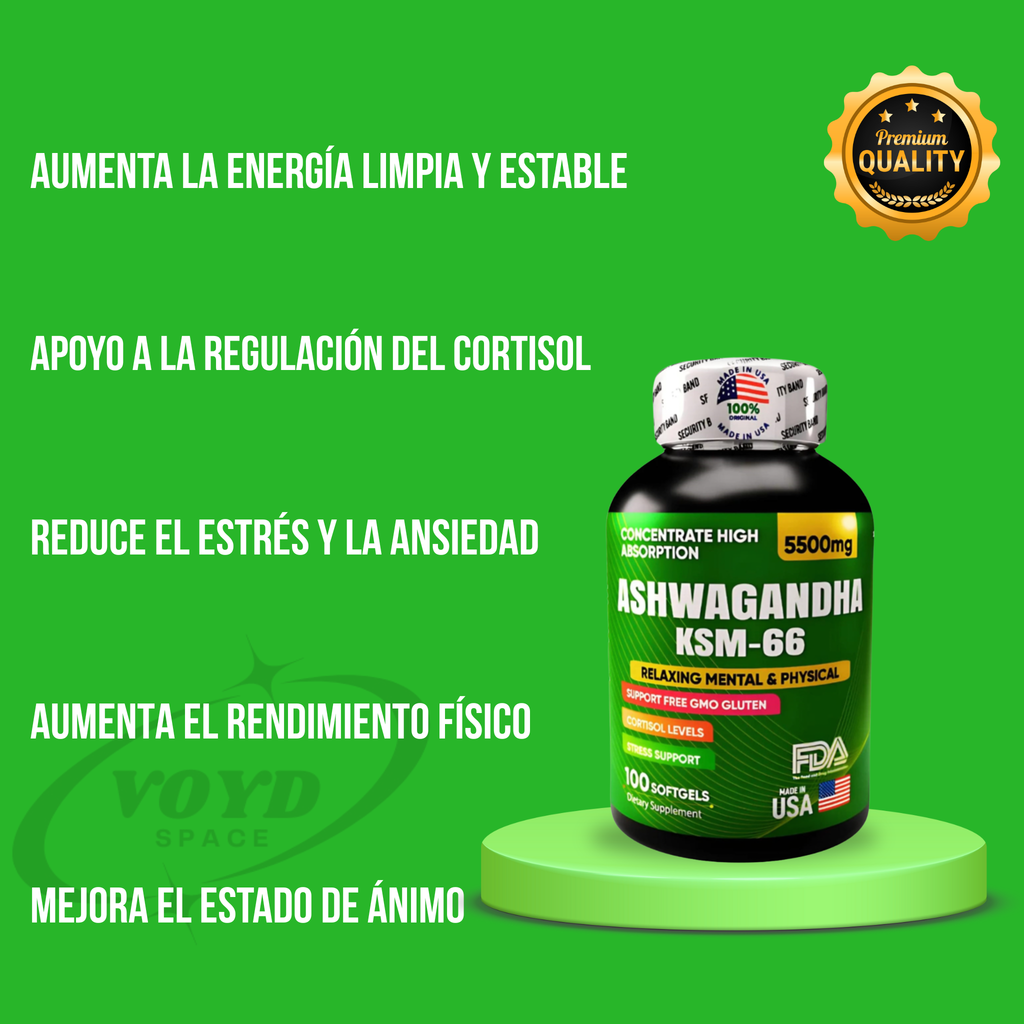 Ashwagandha KMS 66 x 100 Softgels