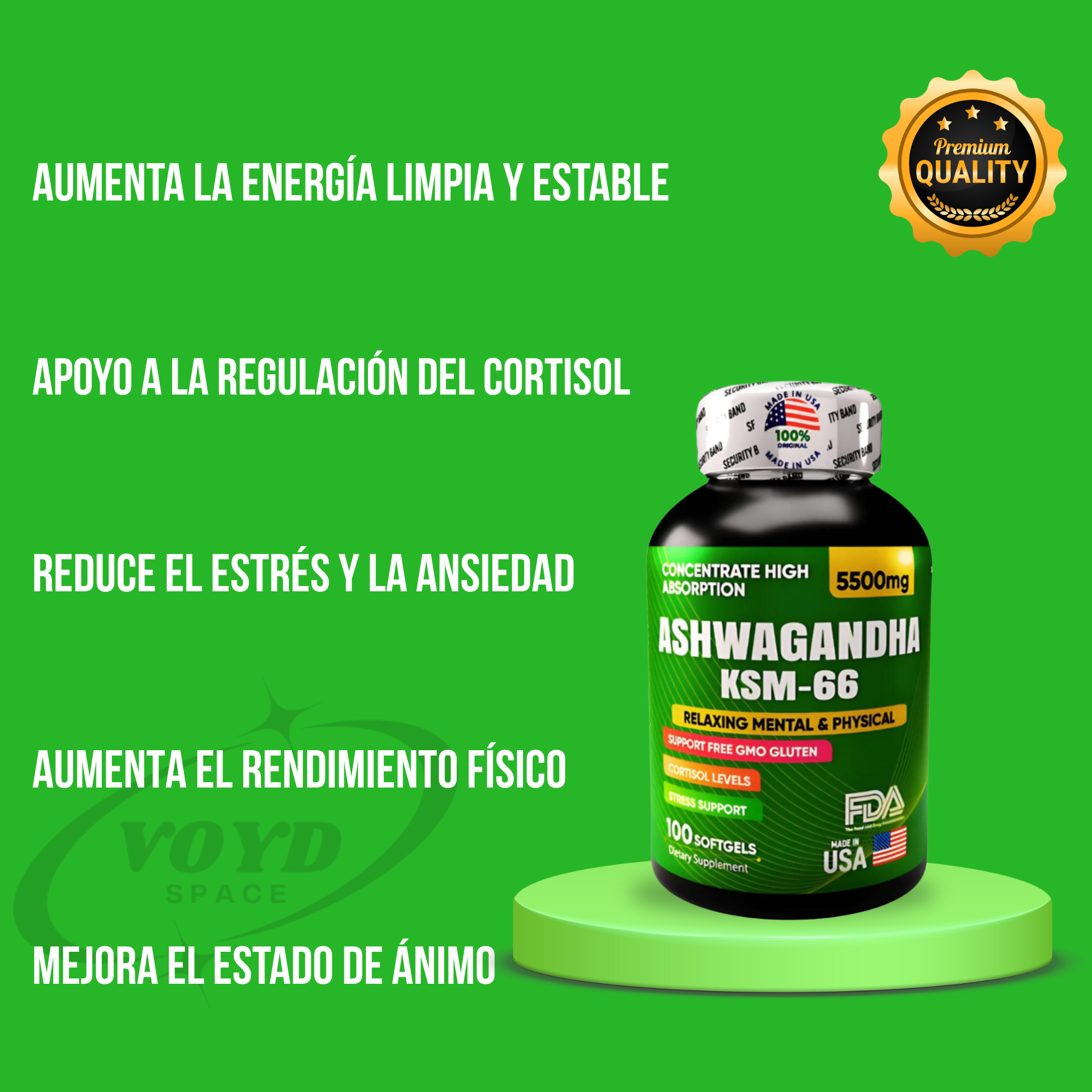 Ashwagandha KMS 66 x 100 Softgels