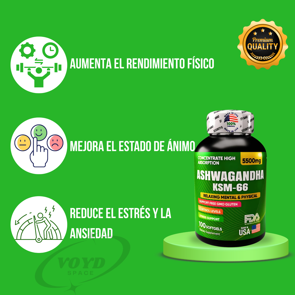 Ashwagandha KMS 66 x 100 Softgels