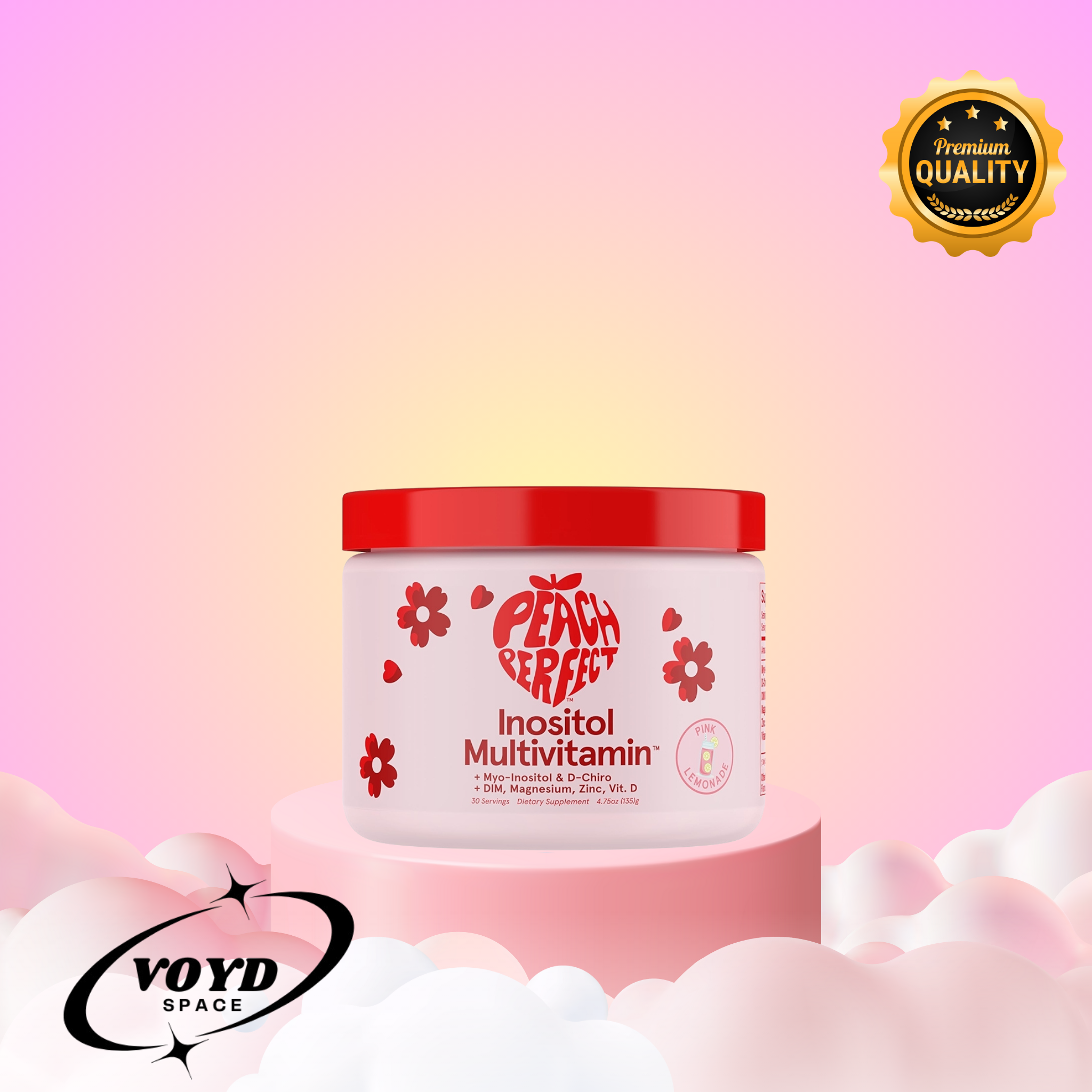 Inositol Multivitamínico en Polvo PEACH PERFECT