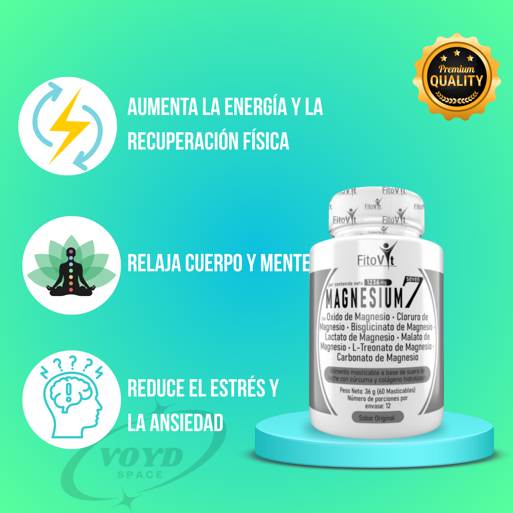 Magnesio 7 en 1 x60 Gomas
