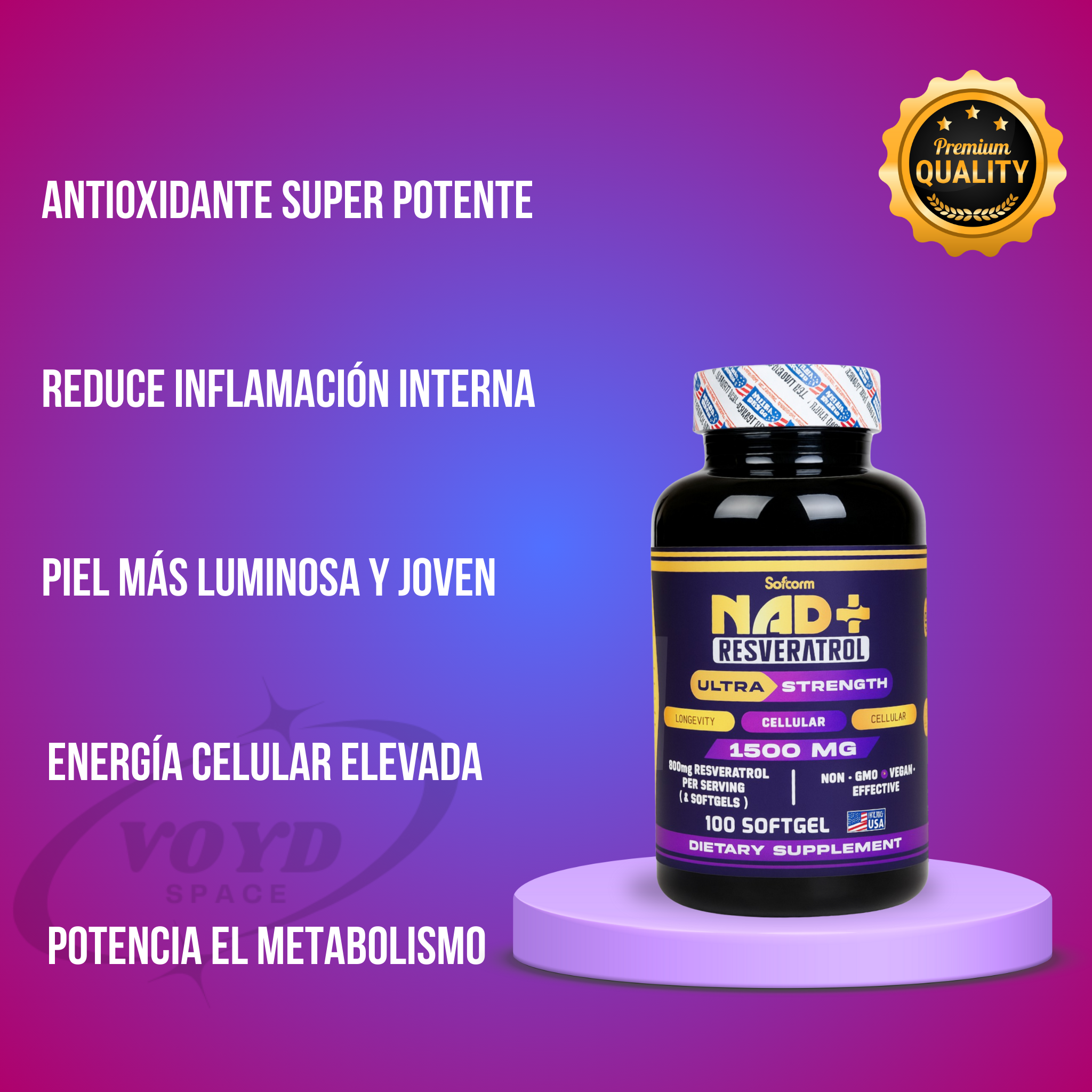 Nad Resveratrol x100 softgel
