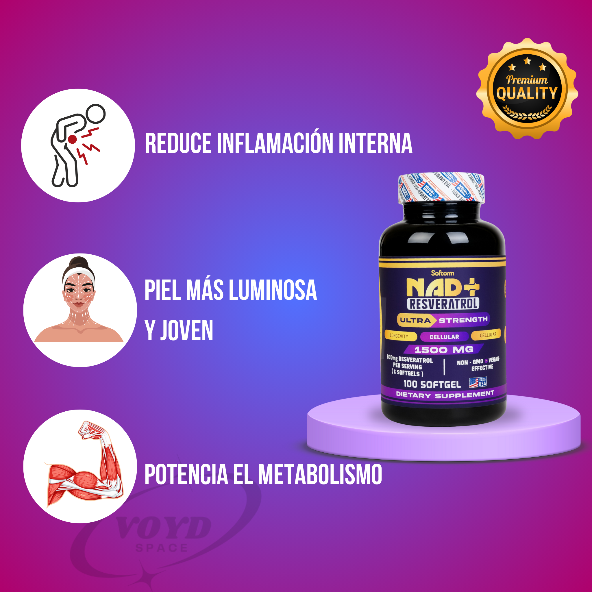 Nad Resveratrol x100 softgel