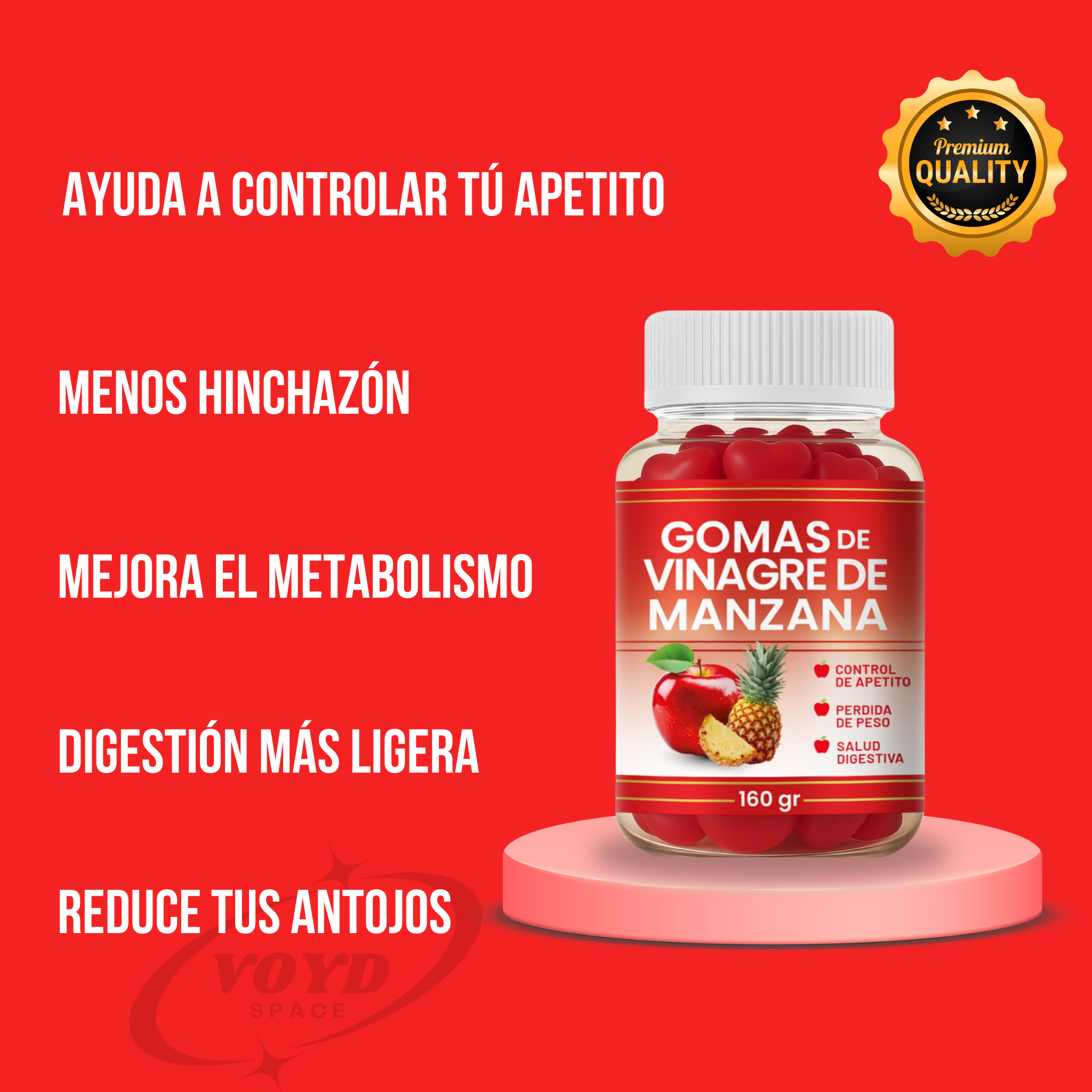 Vinagre de Manzana Gomitas