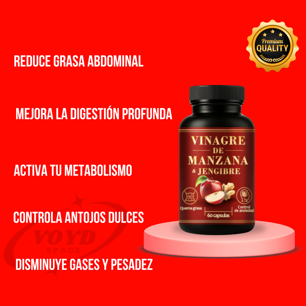 Vinagre De Manzana - Jengibre x 60 caps