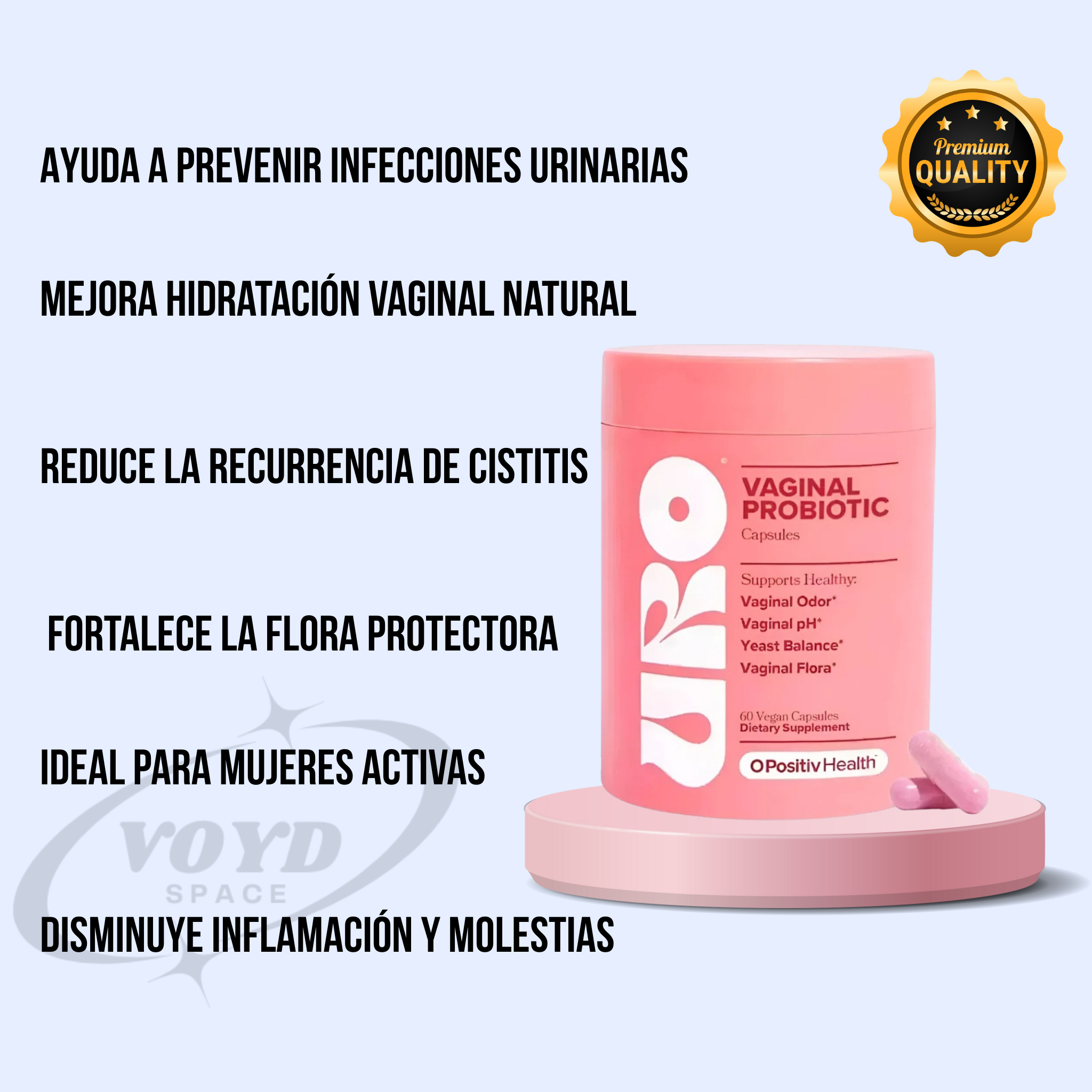 Uro Vaginal Probiotic x 60 cápsulas