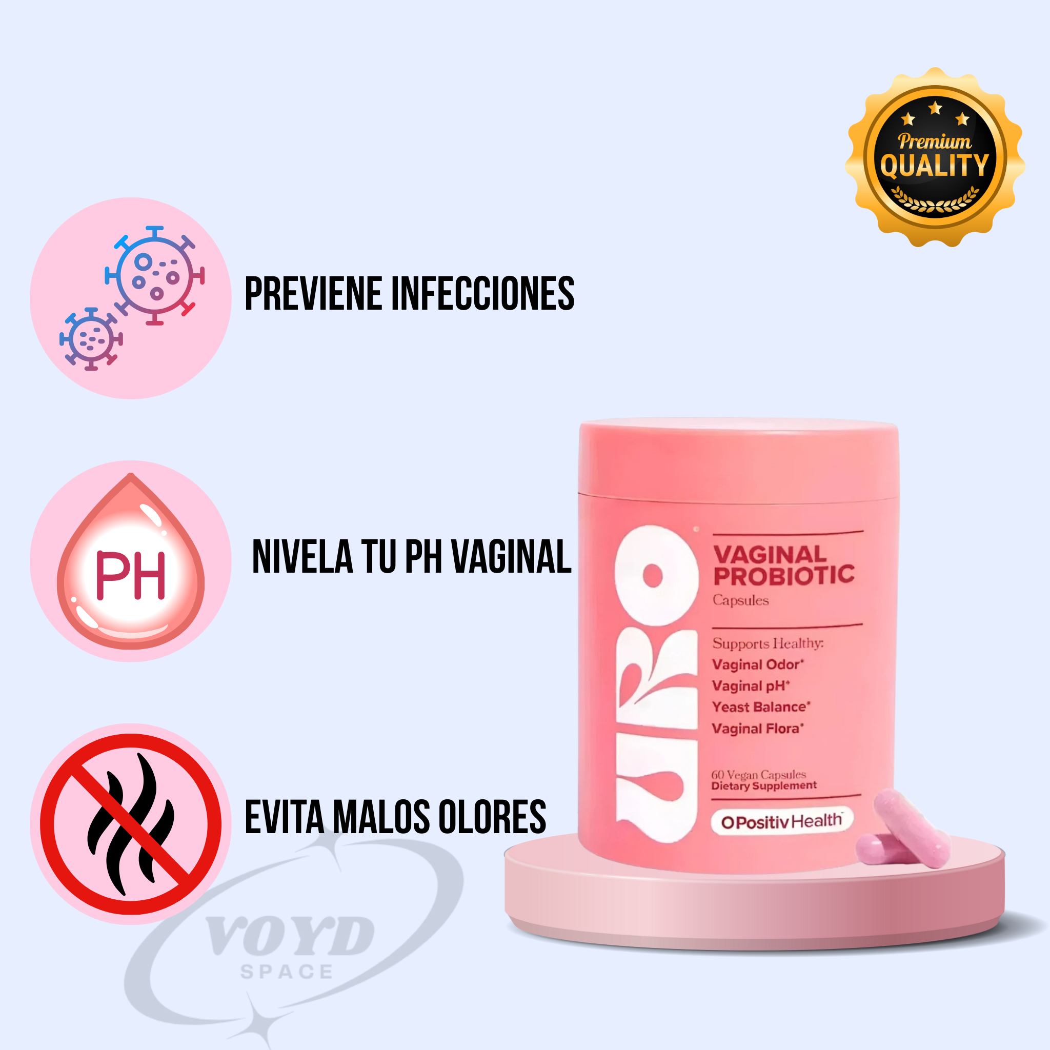 Uro Vaginal Probiotic x 60 cápsulas