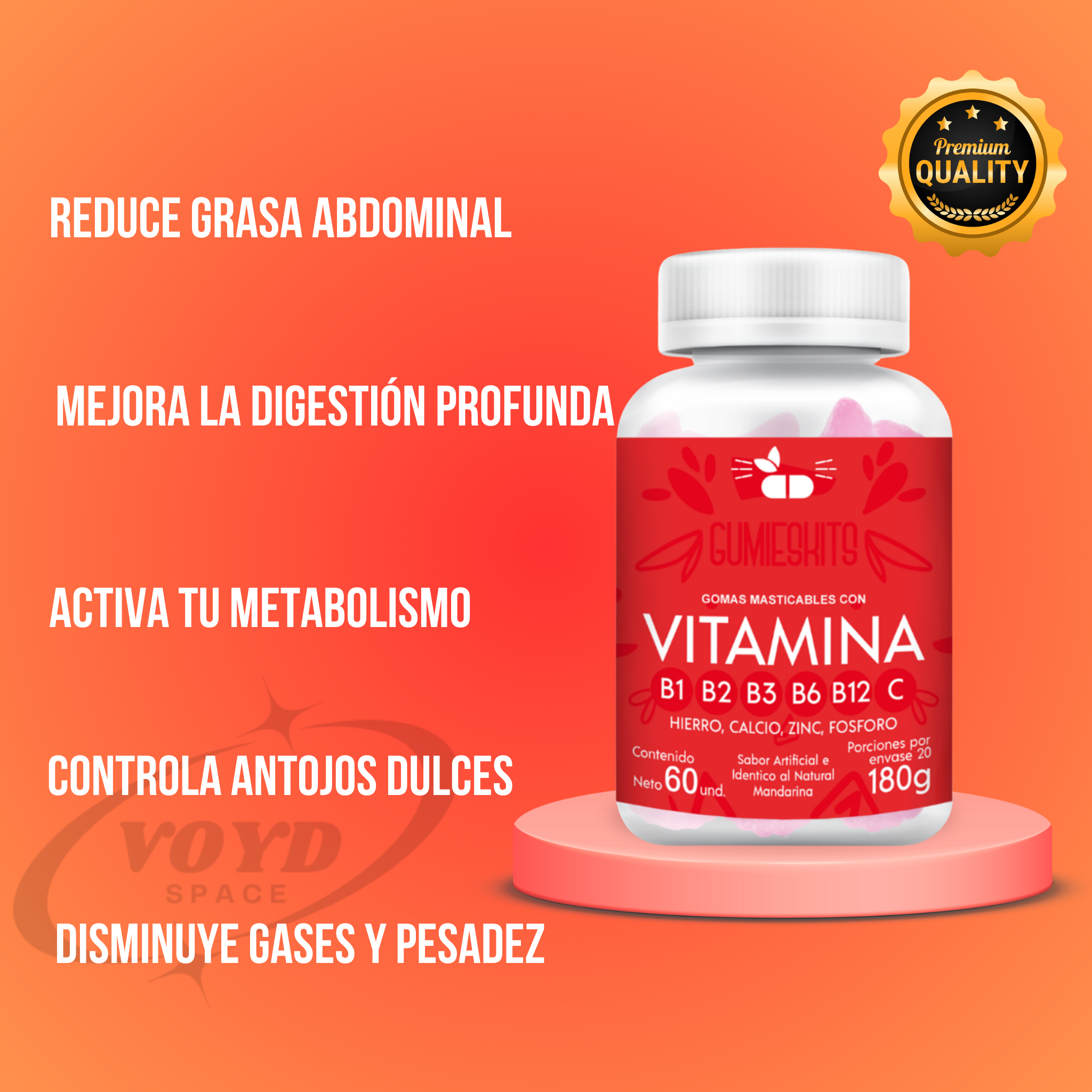 Multivitaminicos en Gomas x 60u