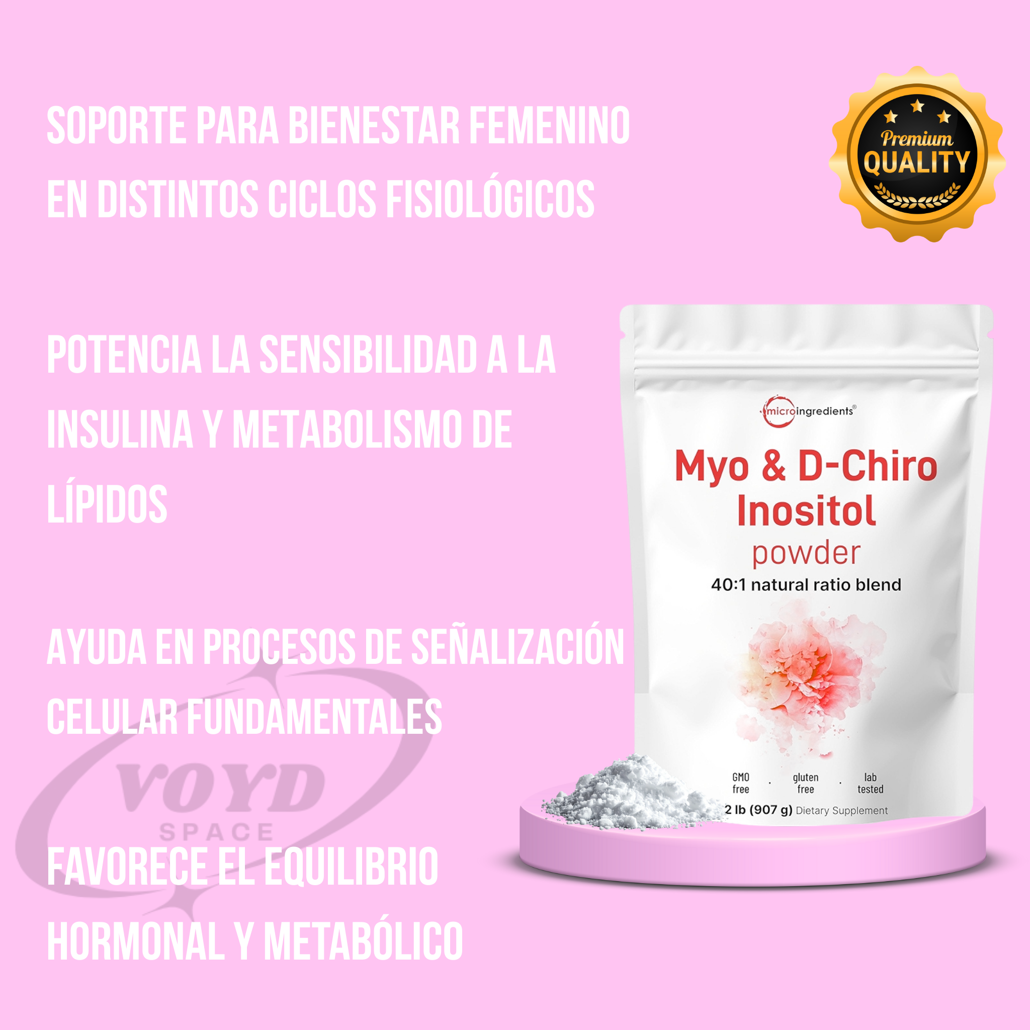 Inositol Myo & D-chiro x2 Libras