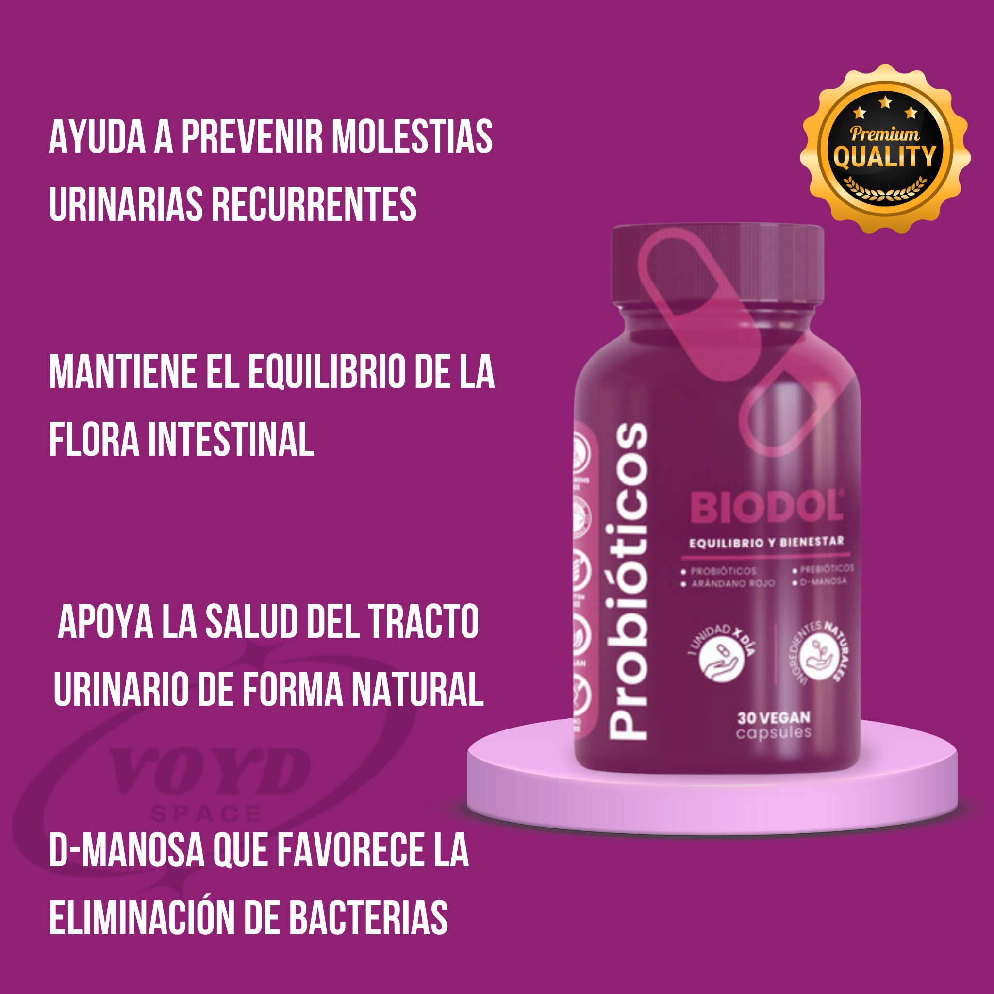 Probióticos Biodol x 30 cápsulas