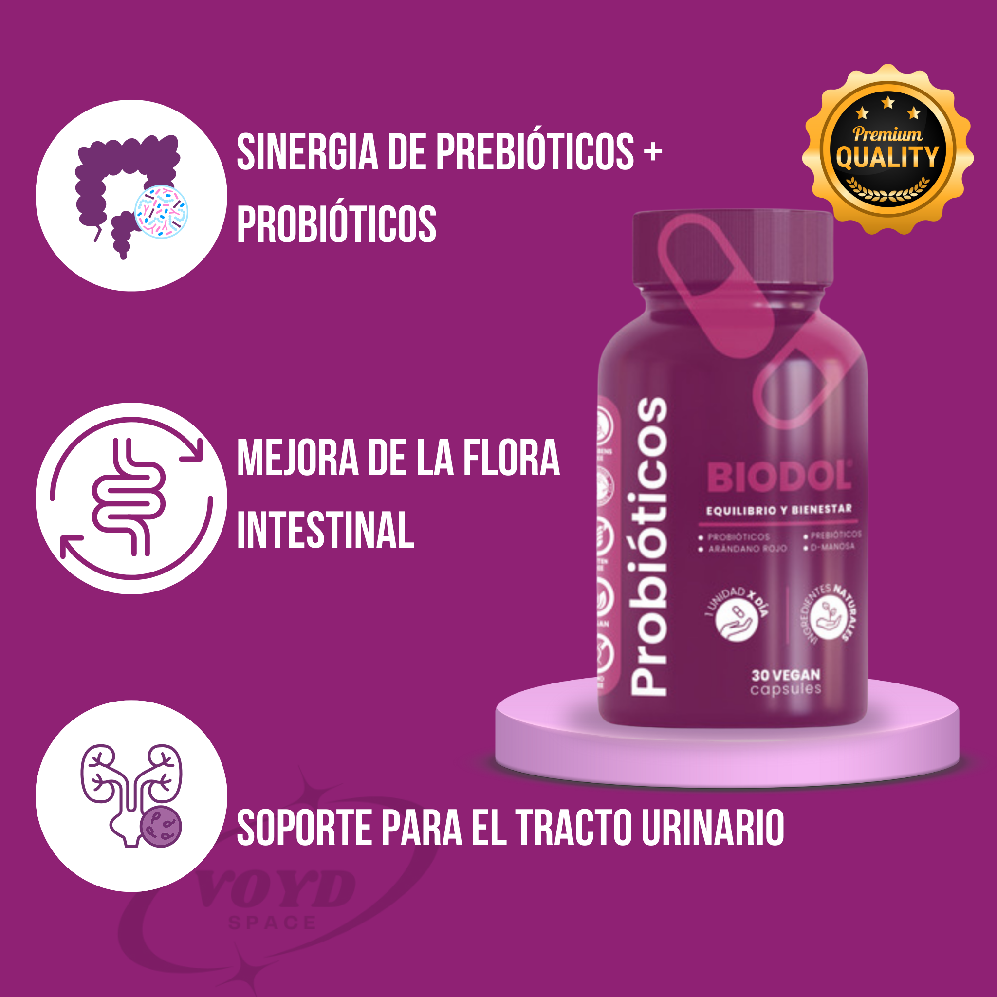 Probióticos Biodol x 30 cápsulas